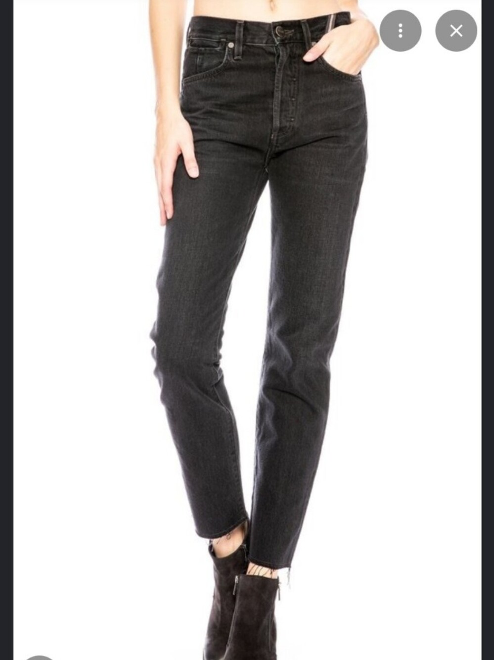 Jean Atelier Hunter Crop Straight Leg Jeans